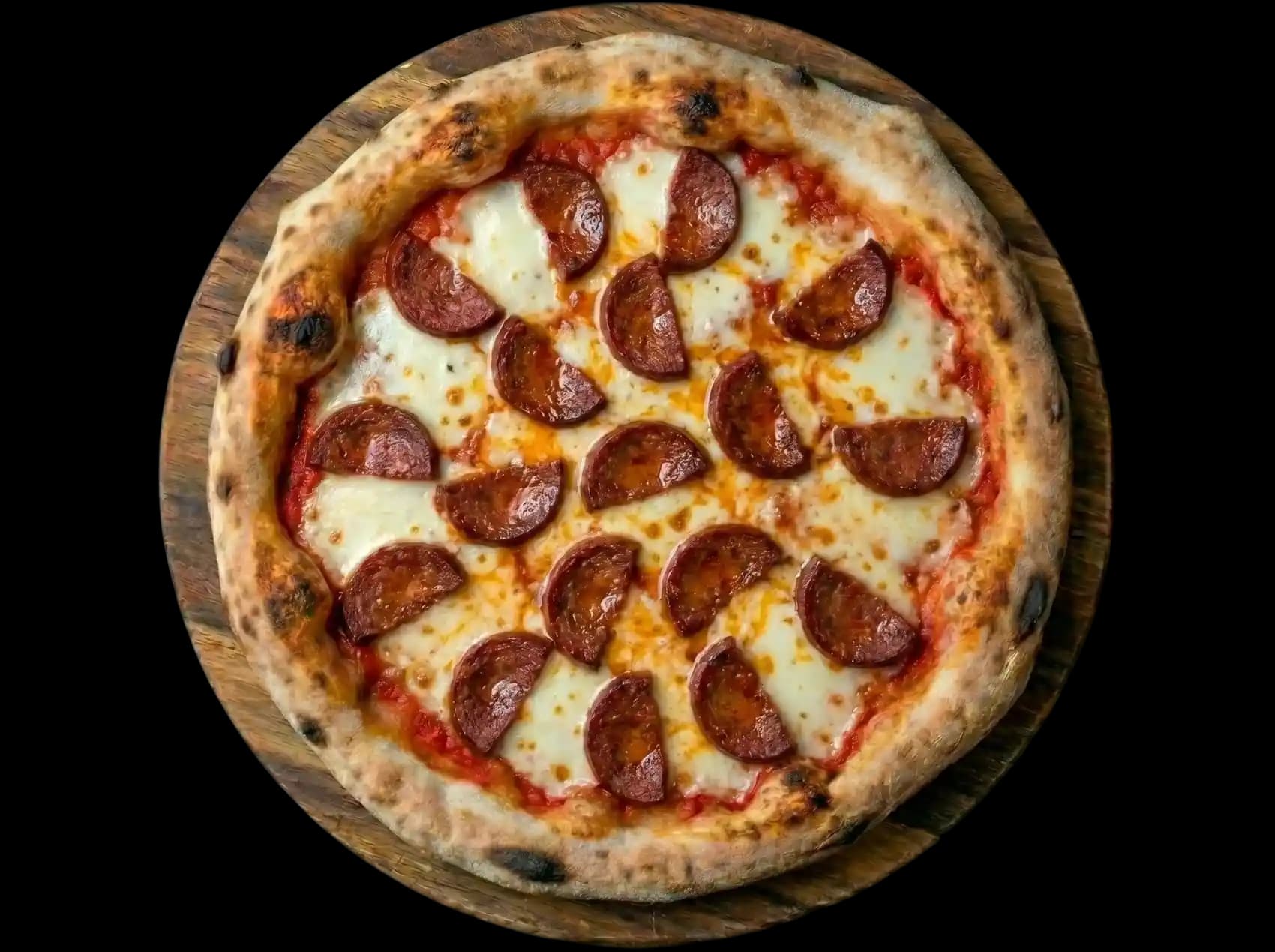 Türkische Sucuk Pizza