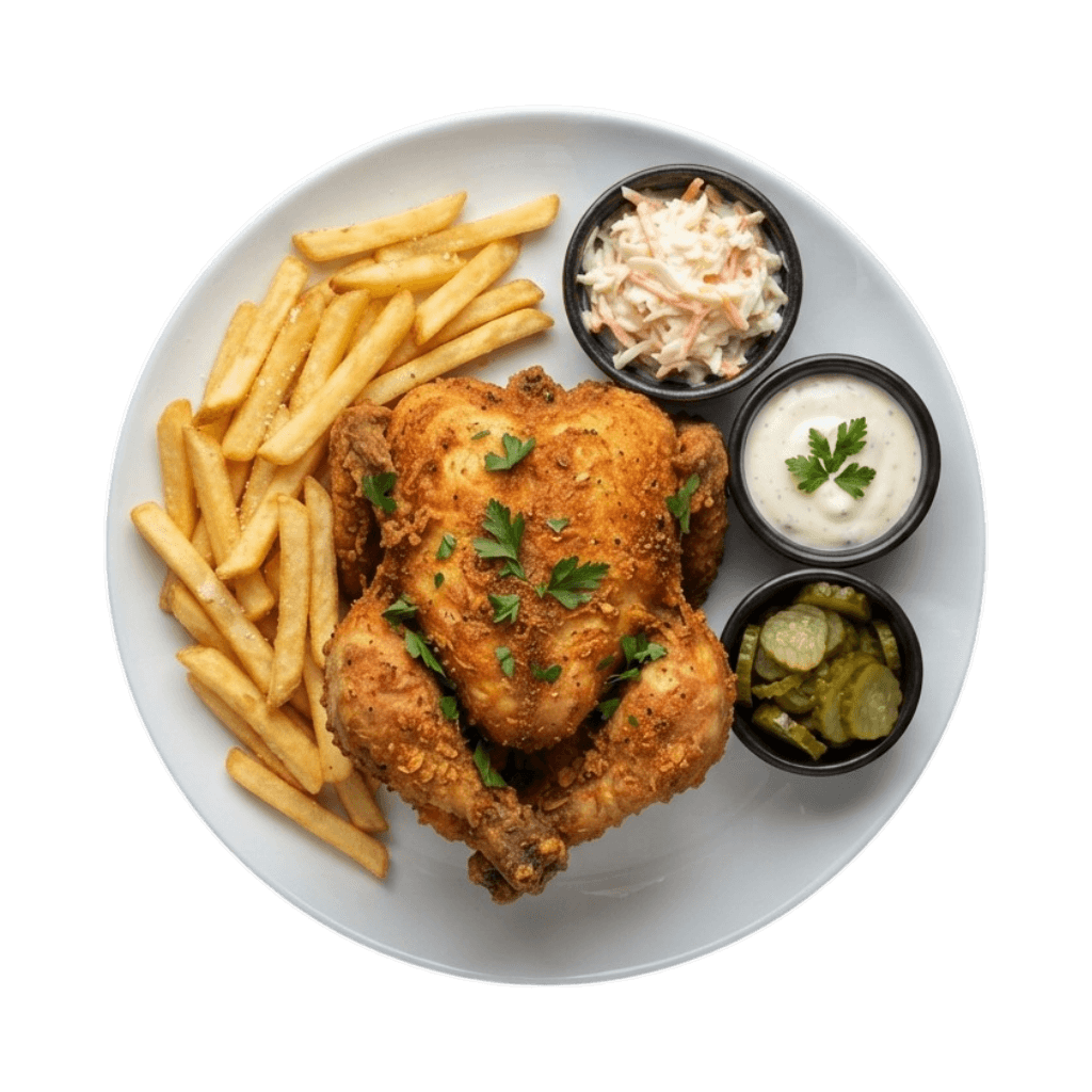 Ganzes Broasted Hähnchen